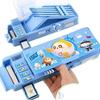 Children's Large Capacity Multifunctional Password Pencil Box for Boys and Girls