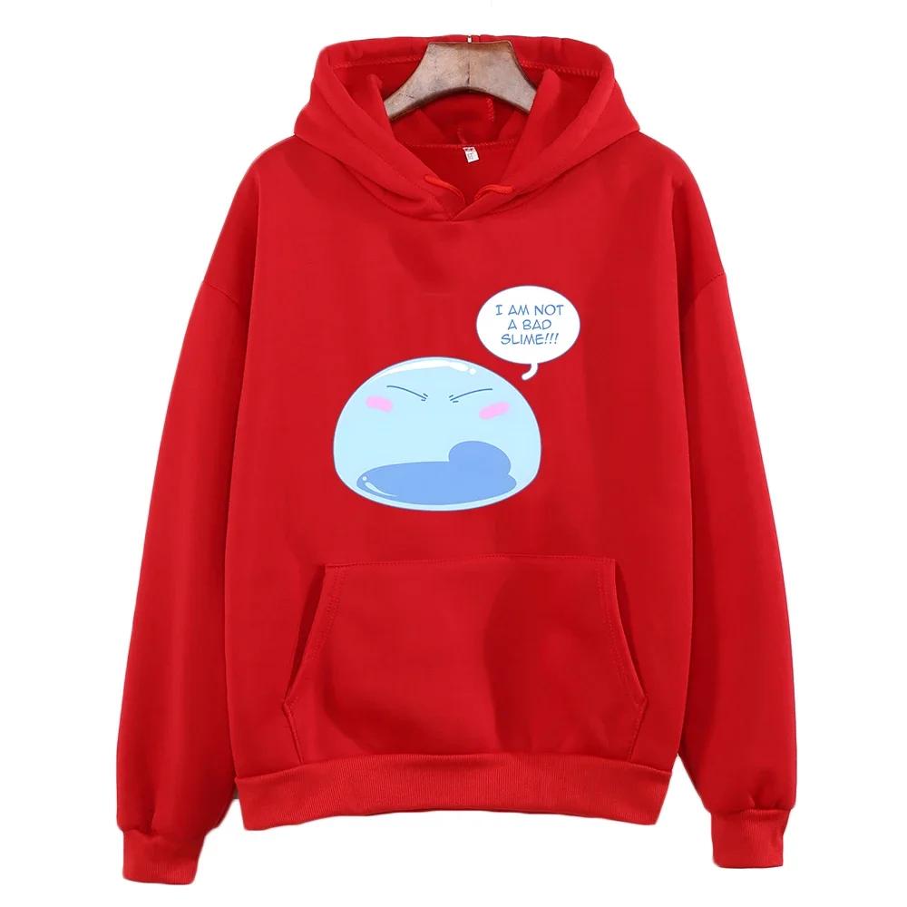 Pánská mikina s dlouhým rukávem Rimuru se vzorem Anime, ležérní mikina Tempest That Time I Got reincorned As A Slime