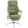 High Back Vibration Massage Office Chair Heated Reclining Computer Chair w/ Adjustable Height, Swivel Wheels, Lime Green