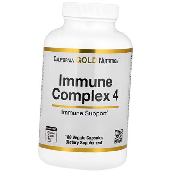 

Вітаміни для імунітету, Immune 4, California Gold Nutrition (36427008) 180vcaps