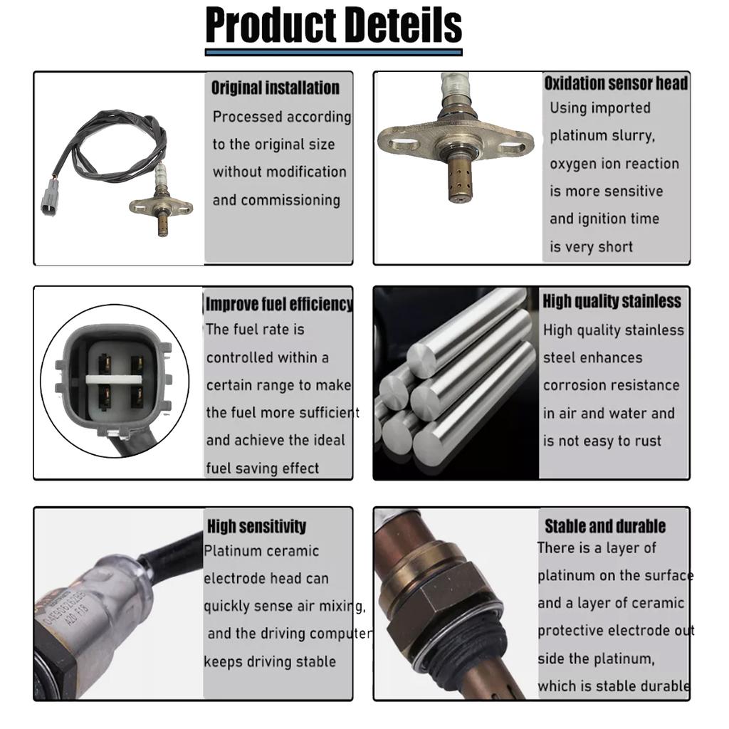 36532-5A2-A01 Lambda Oxygen Sensor For Honda Accord 2.4L 2013 2015 2016 2017 Acura TLX 2.4L 2015 2016 2017 2018 2019 365325A2A01