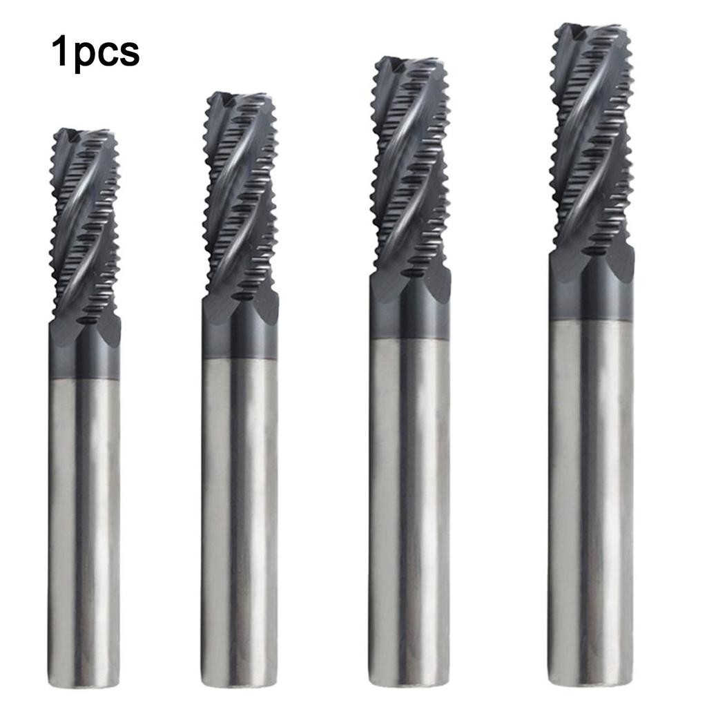 Solid Carbide Roughing Milling Cutter (VHM) With 4teeth AlTiN Coating For HPC For All Manual Or CNC Milling Machines