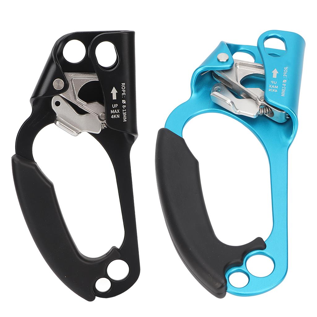 Handsteigklemme Stabile Befestigung Rutschfest Starker Halt Federseil-Steigklemme Bergsteigerausrüstung Kletter-Handsteigklemme