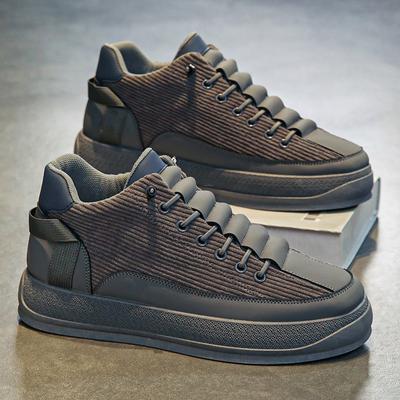 Tênis masculinos novos sapatos de corrida de alta qualidade dedo do pé redondo sapatos de plataforma casual moda para homens tênis