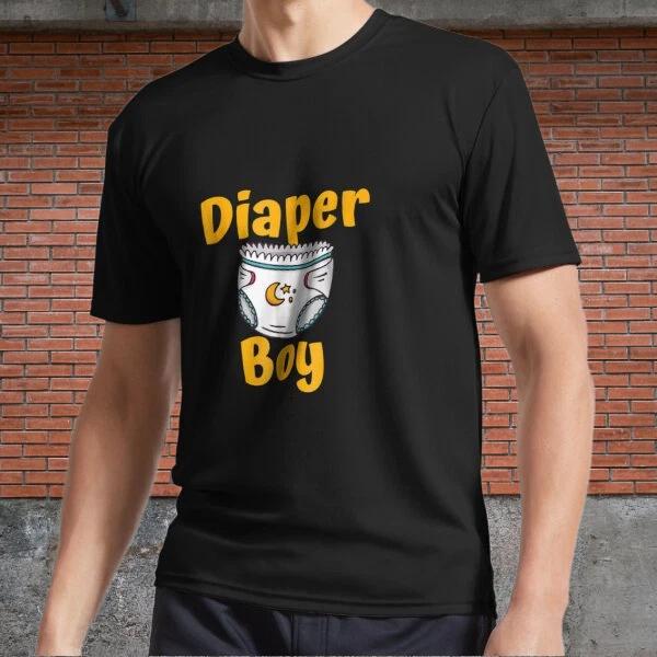 Men s and Women s T-shirts diaper boy S