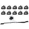 Universal Windshield Wiper Hose Fastener Clips Clamps Fasteners Plastic Design Secure Hold Fit Most Cars Trucks 20 Pack