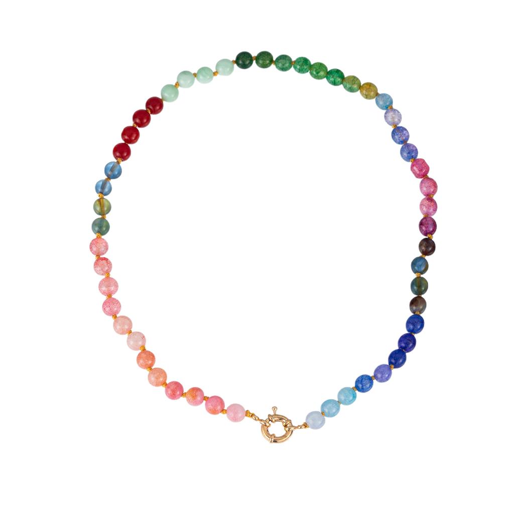 Yori Summer Candy-colored Fresh Handmade Beaded Necklace Jewelry Bijoux Gift Wholesale Autumn&Winter Style Stacking Jewelry
