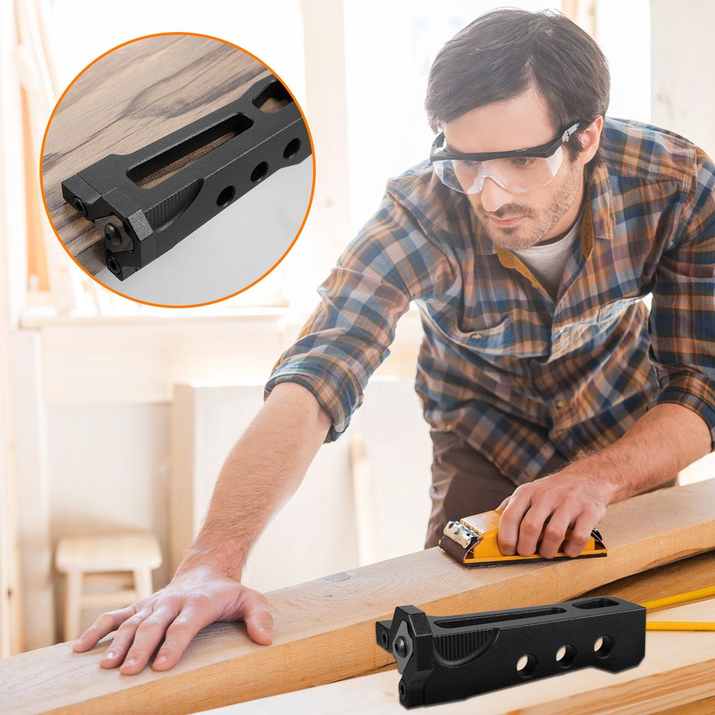 Trimmer, Black Trimmer with Four Arc Trim Pieces Manual Trimmer for Woodworking
