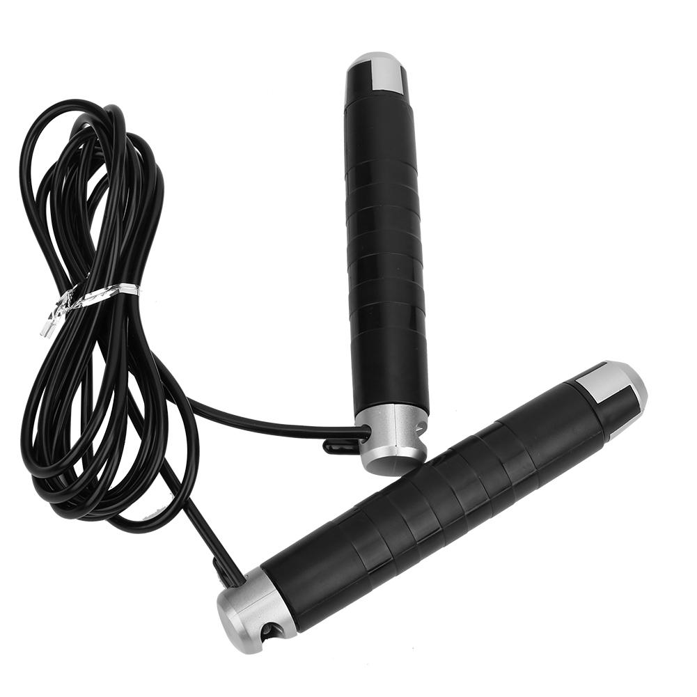 

Мужчины Женщины Взрослые Дети Нескользящая Ручка Подшипниковая Стальная Веревка Для Скакалки Снижение Веса Упражнение