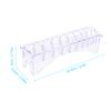 Rectangular Plastic Blade   for 10 Blades Storage Case Rack Clipper Comb Holder