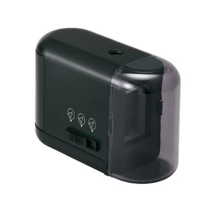 Plus Battery-Operated Pencil Sharpener, Black, 84-031