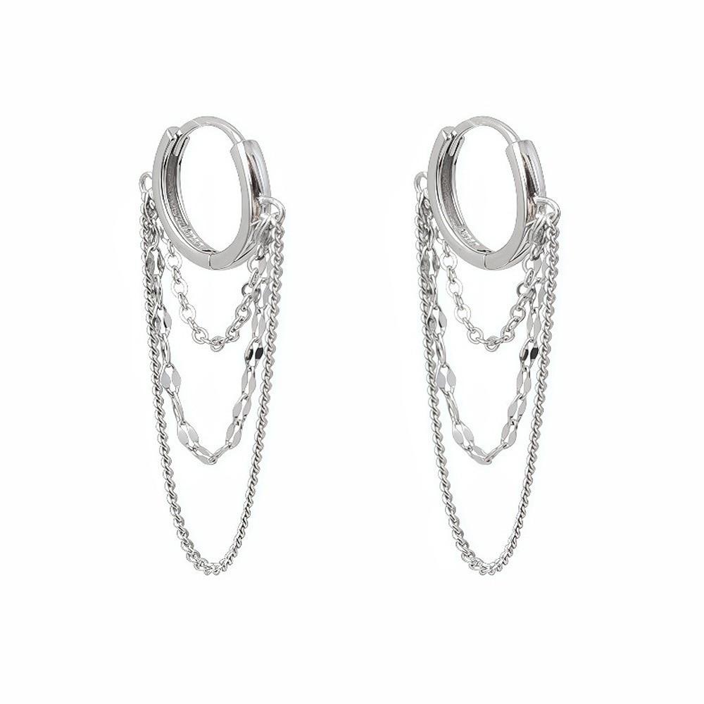 Tassel Chain Earrings Hypoallergenic Ear Cuff Personality Dangle Drop Earrings  Daily Wear