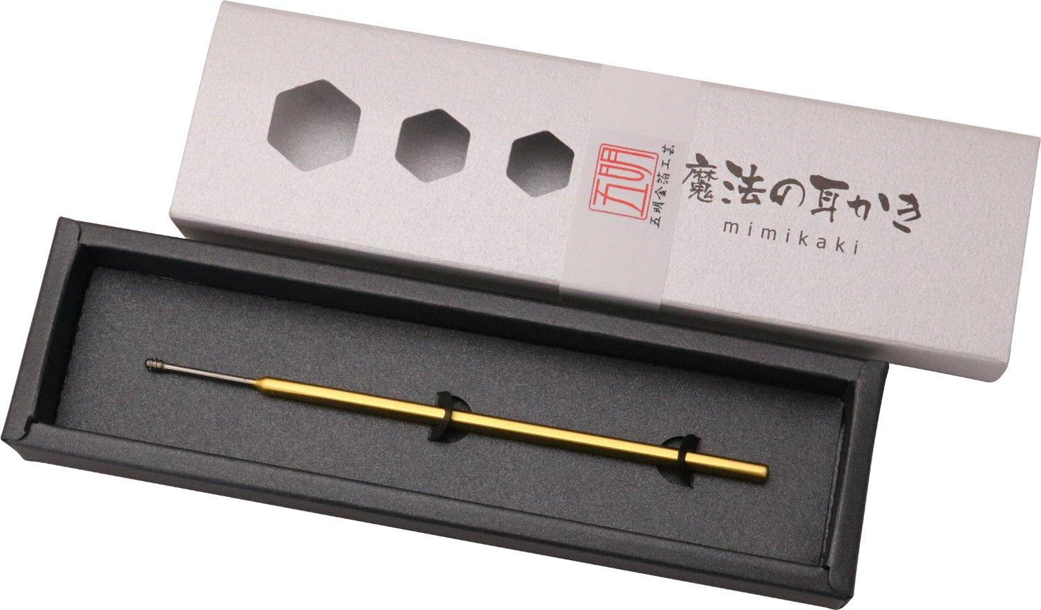 

Волшебная ушная палочка Naniwa Ironworks Earpick из чистого титанового листового золота