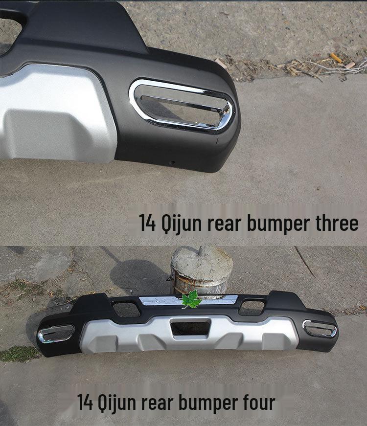 14-Model X-Trail Bumper Guard Set: Front & Rear Anti-Collision, Decorative, Modified Bars