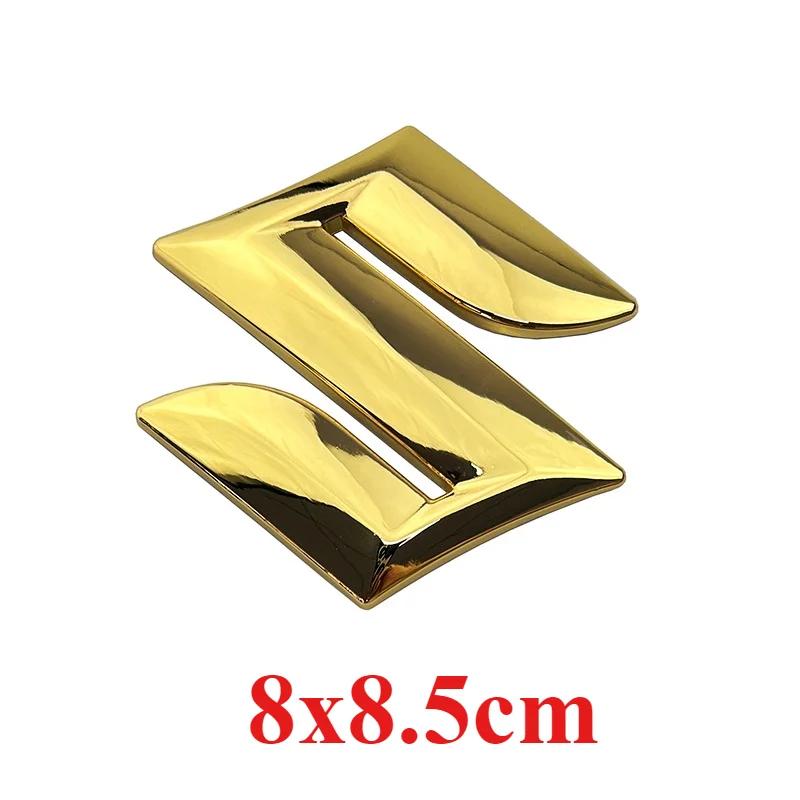 3D Badge Steering Wheel Sticker Car Front Emblem Rear Trunk Logo For SUZUKI Swift Metal Alloy Modified Letter Decoration