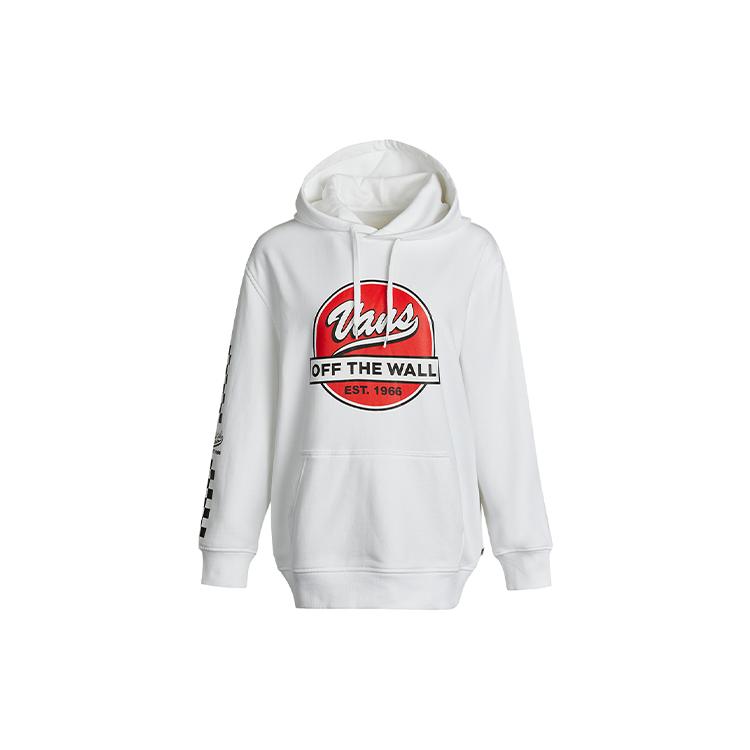 Толстовки Vans Унисекс Белые С капюшоном Средняя Обычный крой VN0A4UU7WHT XL