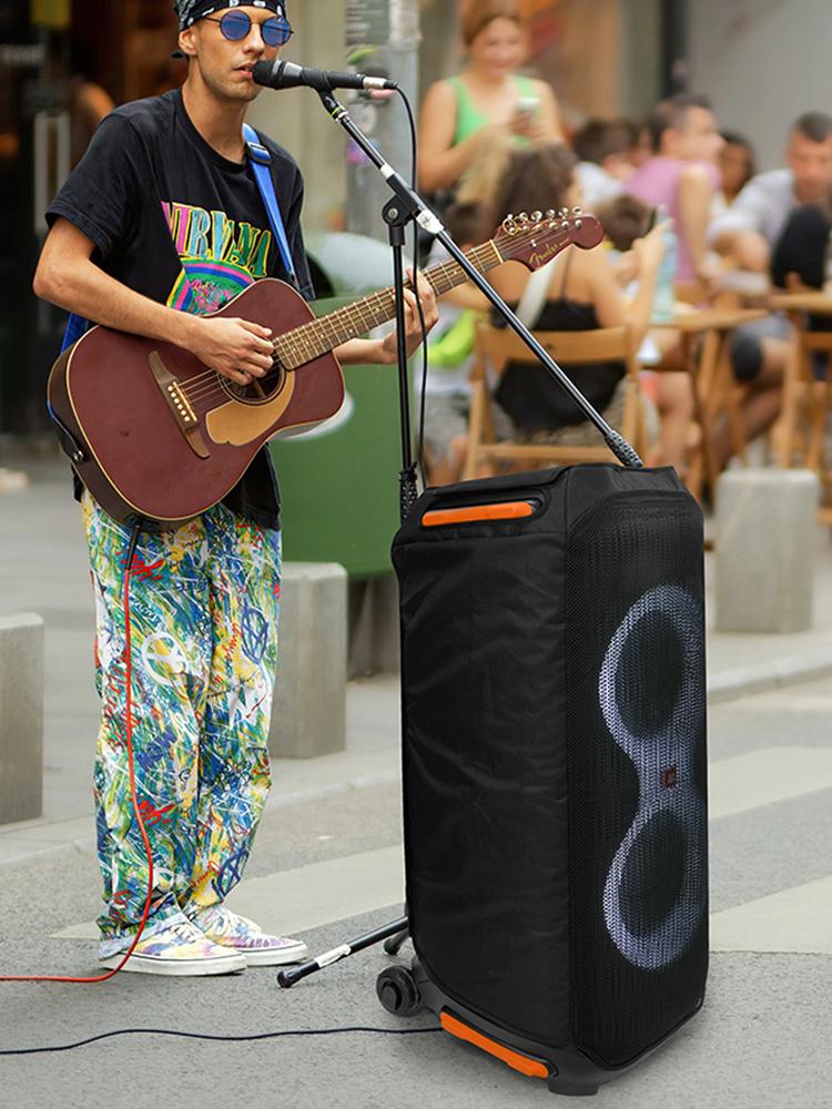 Husă de praf pentru difuzor portabil cu închidere cu fermoar, Husă de praf pentru difuzor de petrecere, Husă de protecție pliabilă din plasă pentru difuzor, pentru JBL Party Box 710