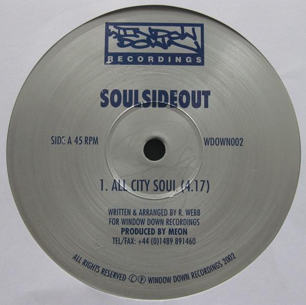

12-дюймовая пластинка MEON SoulSideOut WDOWN002 Window Down Rec 2002 UK Dance Electronica Б/у