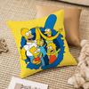 Simpsons La Peliculalos Pillow Case Anti-Dustmite Invisible Zipper Sofa Bed
