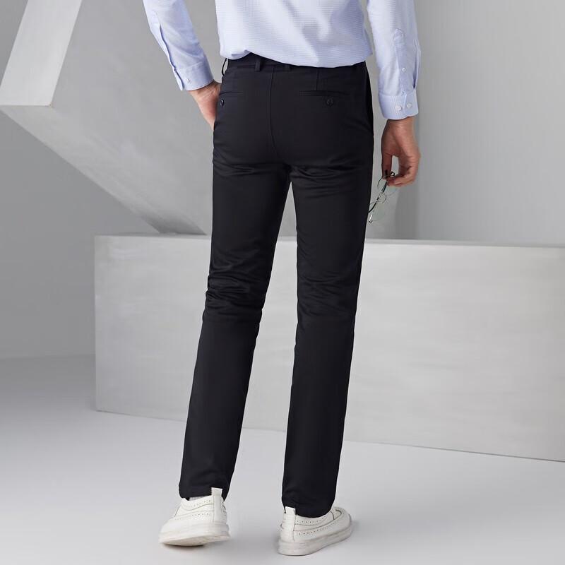 YOUNGOR Men's Straight-Leg Casual Pants VCDP319998AWA