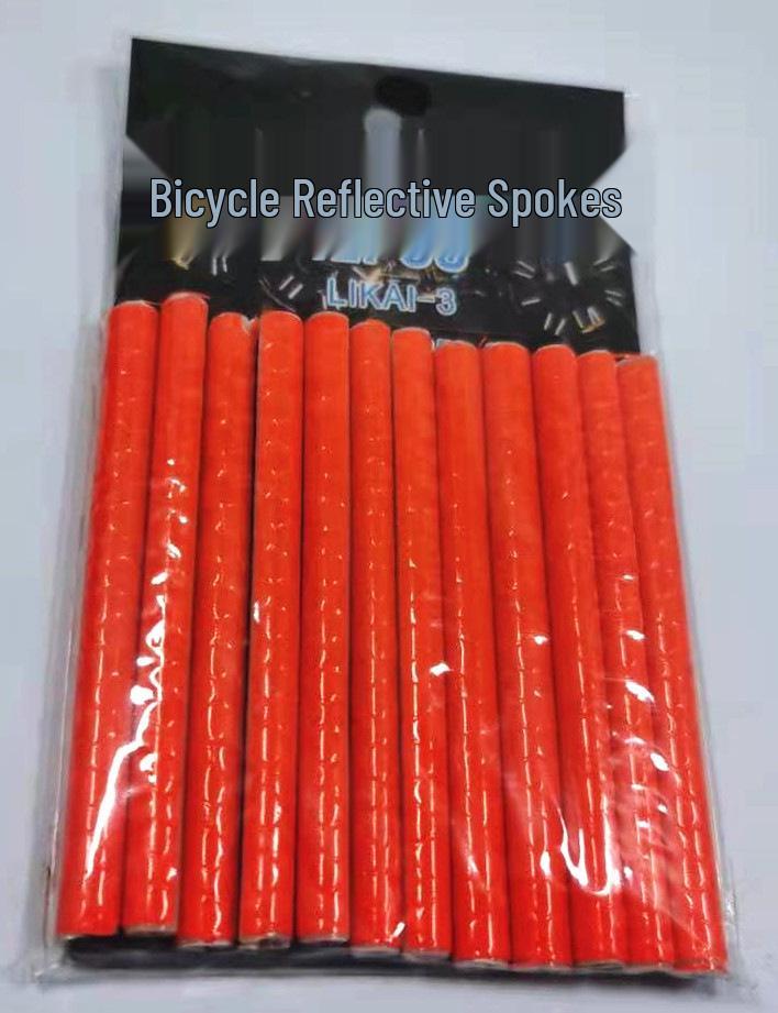 Universal Reflective Bicycle Wheel Spoke Strips for Mountain Bikes