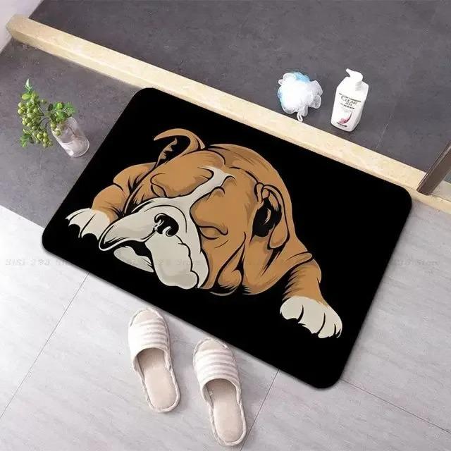 French Bulldog Pattern Door Mat Decoration Home Bathroom Mat