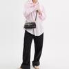 Coach Jet 25 Logo Leather Tote Crossbody Shoulder Bag Medium Women bags Black CAM16-B4BK