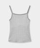 Yujen Ribbed Striped Sleeveless With Built-In Cap_3 Color