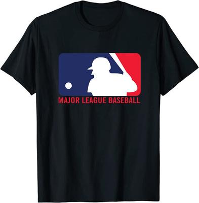 MLB ליגת הבייסבול הראשית חולצת טי קלאסית M-3XL מיוצר בארה"ב חולצת טי יוניסקס