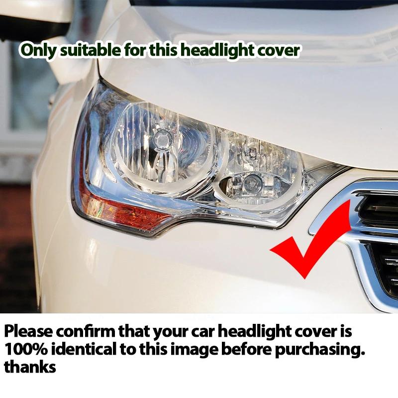 PC Lens Cover for Citroen C4 B7 C4L B73 Pre-facelift 2011-2015 Heat-Resistant Transparent Front Headlight Cover Protector