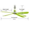 220V AU/EU/UK Silent 5 Leaves Ceiling Canopy fan with 1.8m switch Hanging Fan for Camping Bed Dormitory Tent celling fan