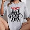 Katseye Beautiful Chaos Pink Gray T-shirts Kpop Tee Women and Unisex Oversized Tee Graphic Short Sleeve T-Shirt Unisex Tops
