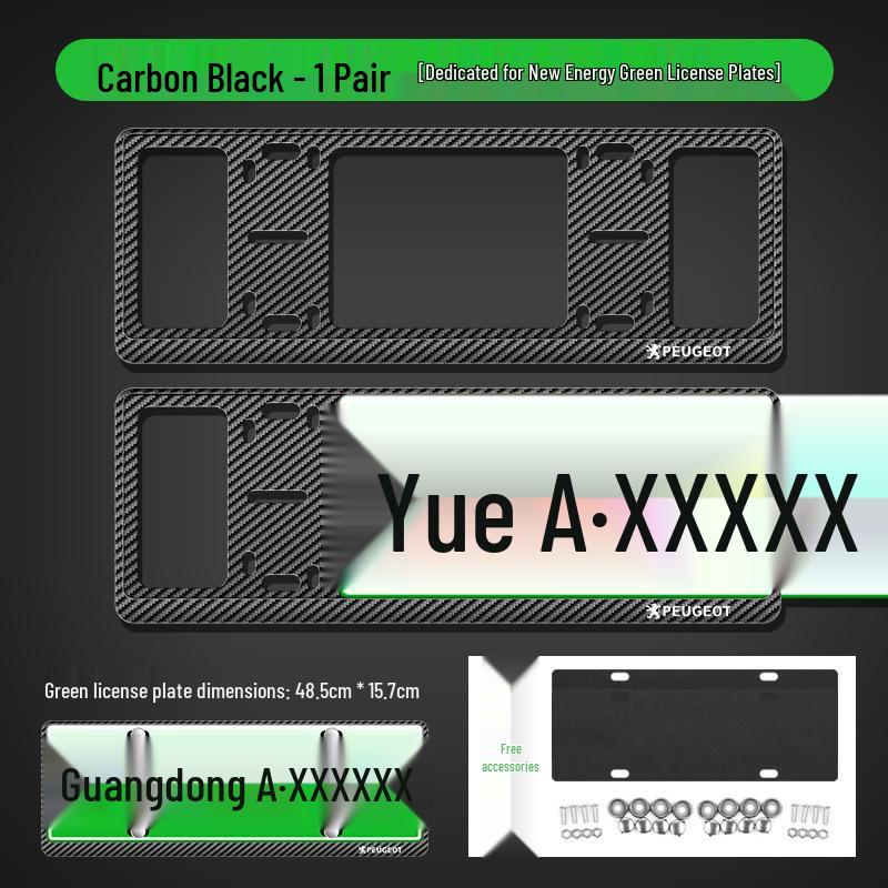 Compatibele kentekenplaathouder voor Peugeot modellen 408, 508L, 3008, 4008, 5008, 408X.