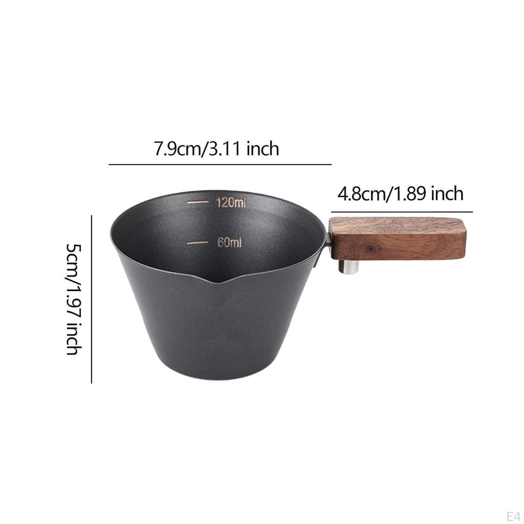 Espresso Cup with Handle Coffee Measuring Jug Portable Pouring