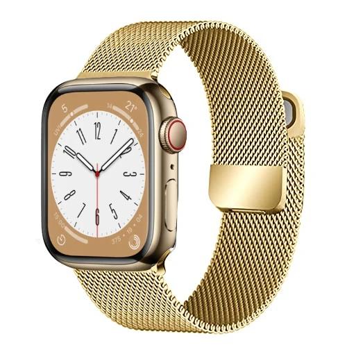 Milanese Loop Band for Apple watch Ultra 9 8 7 6 5 SE 45mm 49mm 44mm/41mm/40mm Metal Magnetic Strap iWatch 11 10 46mm 42mm Band