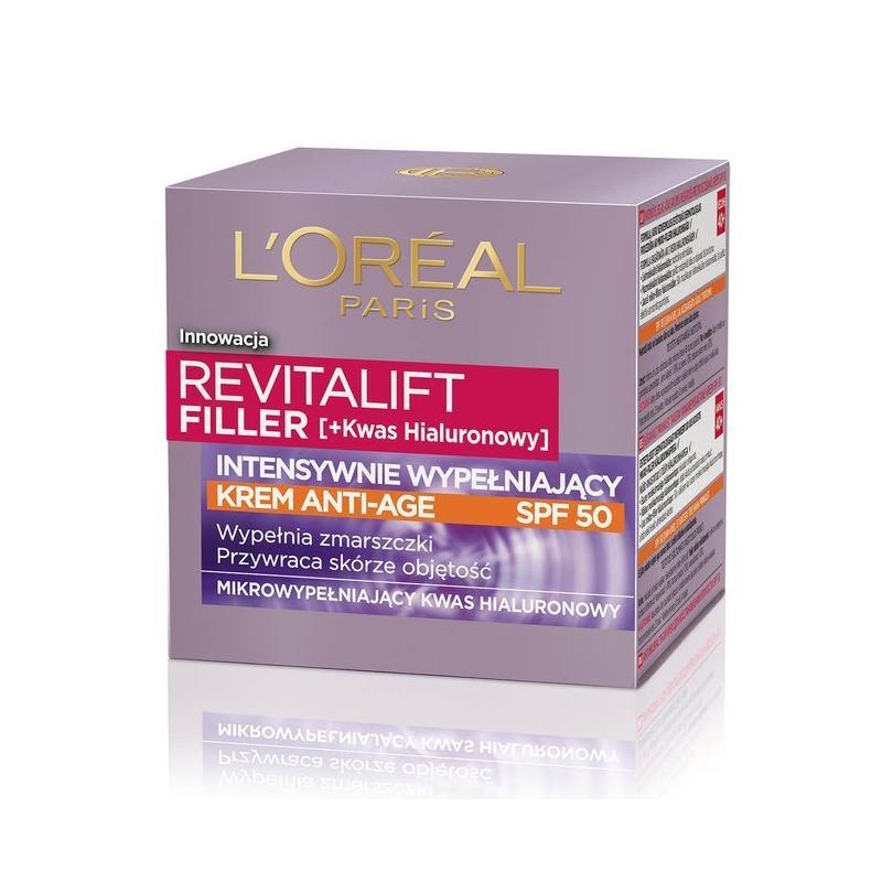 Loreal Revitalift Filler Intensywnie Wypełniający Krem Przeciwstarzeniowy SPF50 50ml