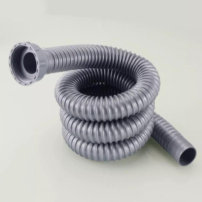Universal Double Head Kitchen Sink Drain Hose (Extension) - Stretchable Flexible Pipe For Double Bowl