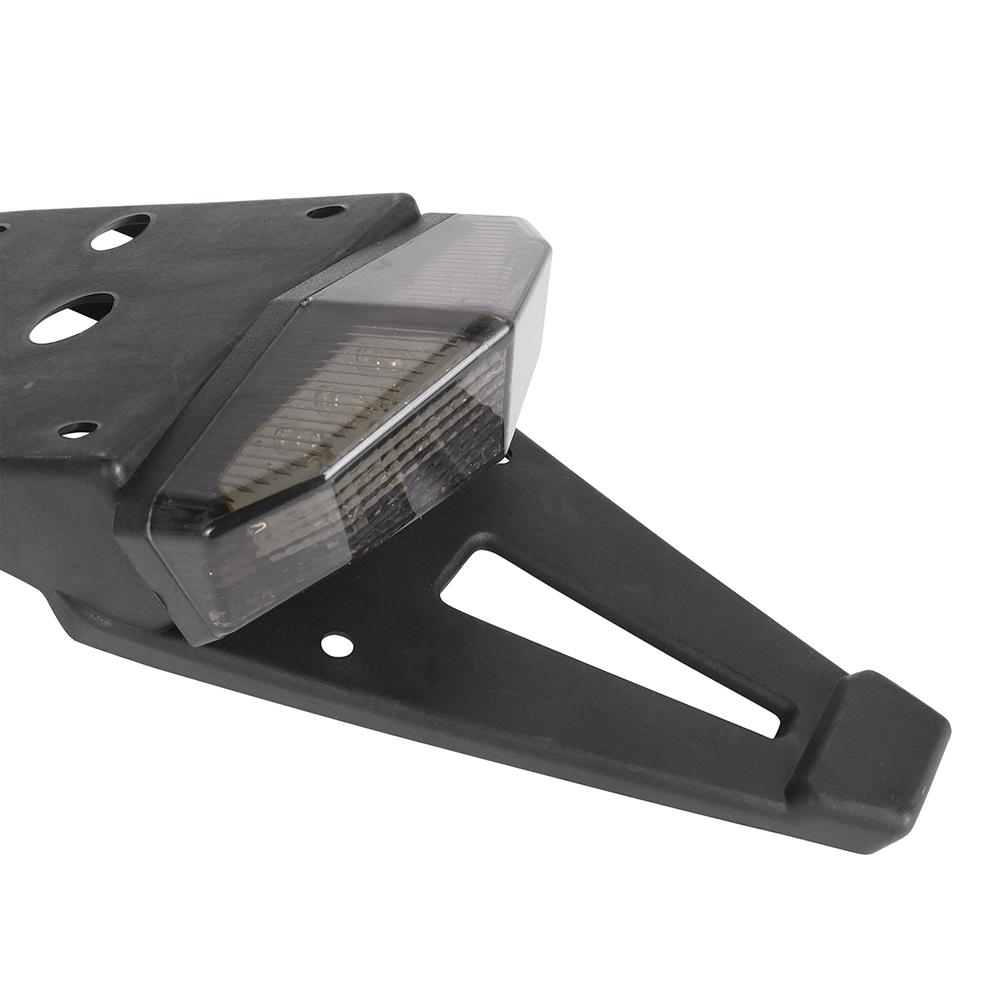 Motorcycle Tail Lights Rear Fender Stop Signal Taillight Dirt Bike Universal 12v License Plate Moto Accessories