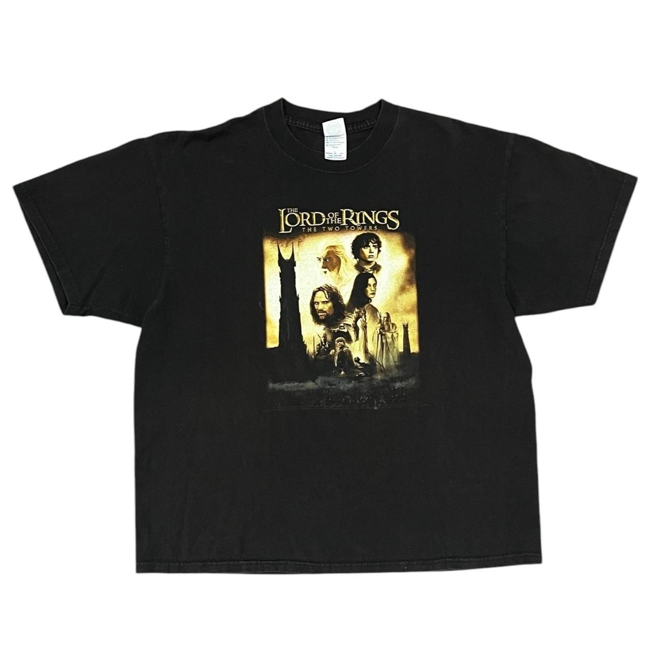 Vintage The Lord of The Rings The Two Towers Hollywood Video Movie Promo Tee XXXXL