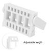 2PCS 16-Hole Drill Bit Organizer ABS Nail Tool Holder Manicure Display Rack  Professional Salon Use
