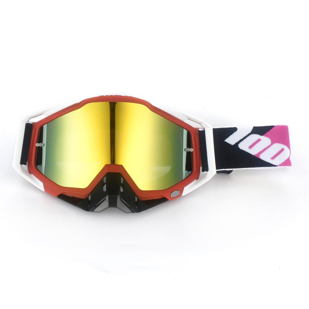 Motorcycle Goggles Color Off-road Helmet Goggles Windproof Sand Riding Glasses Ski Goggles
