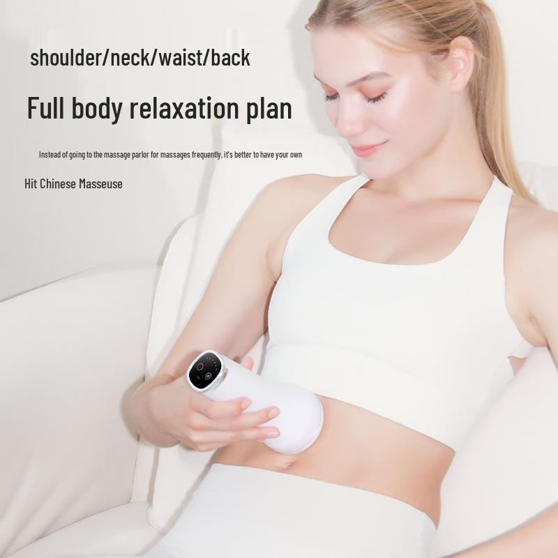Handheld Full-Body Massager: High-Frequency Vibration for Abdomen, Neck, Waist, and Shoulder Sculpting