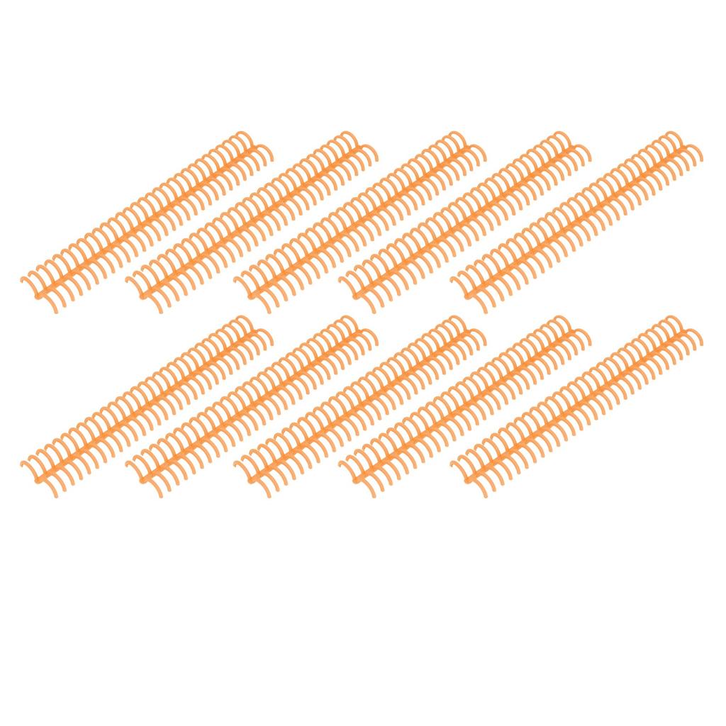 10PCS Plastic Binding Spines 19mm 30 s Comb Compatible with B5 Paper Size 150 Sheets Capacity