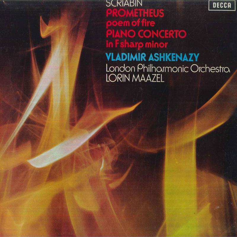 LP Record VLADIMIR ASHKENAZY, LONDON PHILHARM - Scriabin, Prometheus Poem Of Fire,  SXL6527 DECCA UK Classical Used