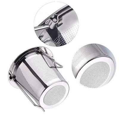 Stainless Steel Tea Infuser Mesh Tea Infuser With Lid Mesh Tea Strainer Filter For Teapots Mugs Cup Portable Tea Brewing Kit