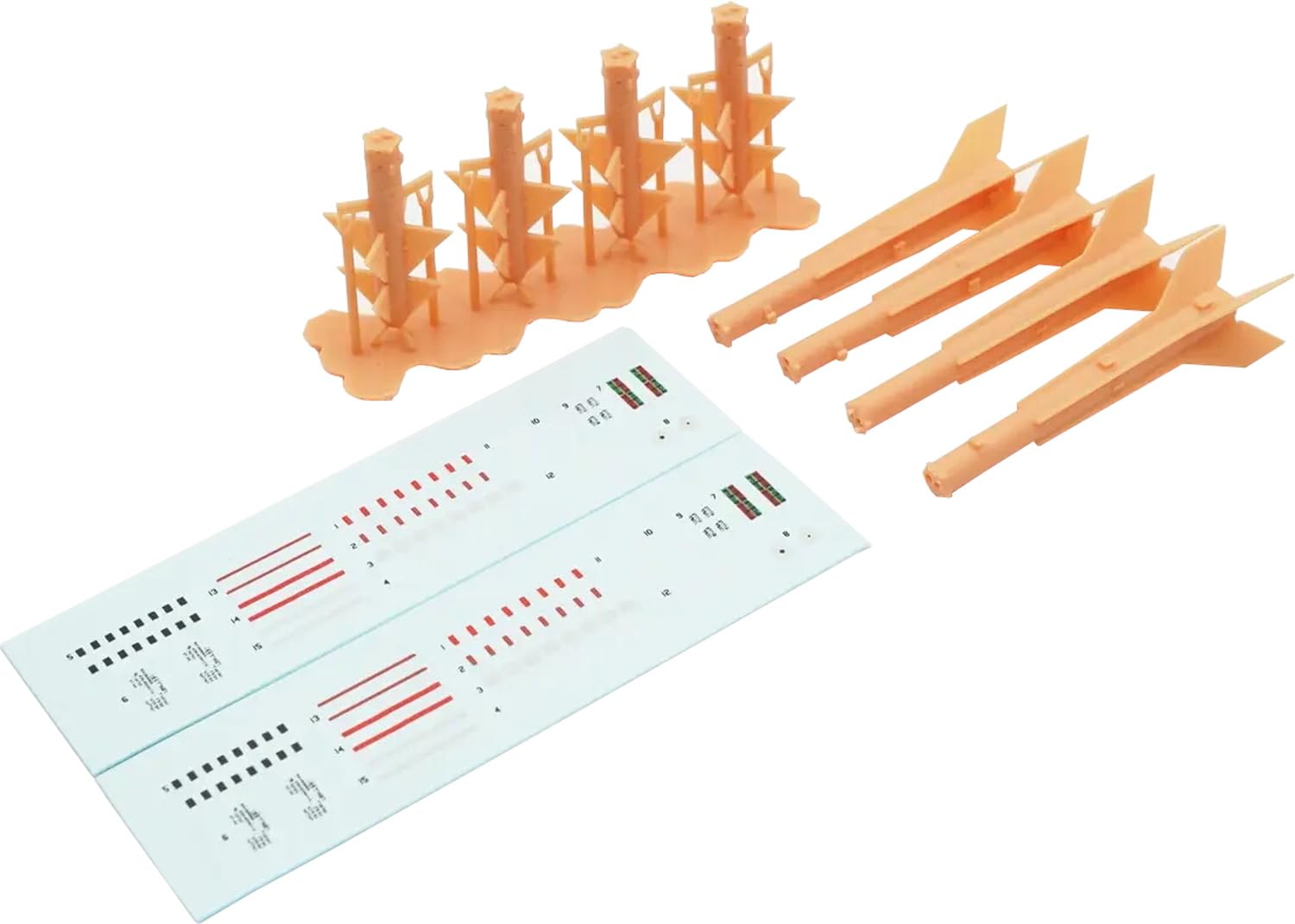 Fabscale Python 5 Набор ракет Пластиковые детали модели FAB48146 1/48 (4 шт) - (Самолет)