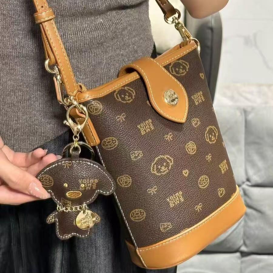 Nanfeng Versatile Bread Puppy Twilight Overture Bucket Bag Women's 2025 Super Hot One-Shoulder Crossbody Bag