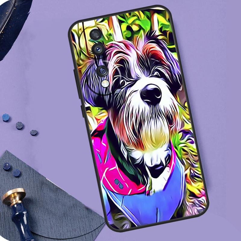 

Lovely Dogs Schnauzer Case For Honor X8b X9b X9a X8a X7a X6a X7 X8 X9 Cover For Honor Magic 6 5 Pro 50 70 90 Lite Honor Magic5 Pro