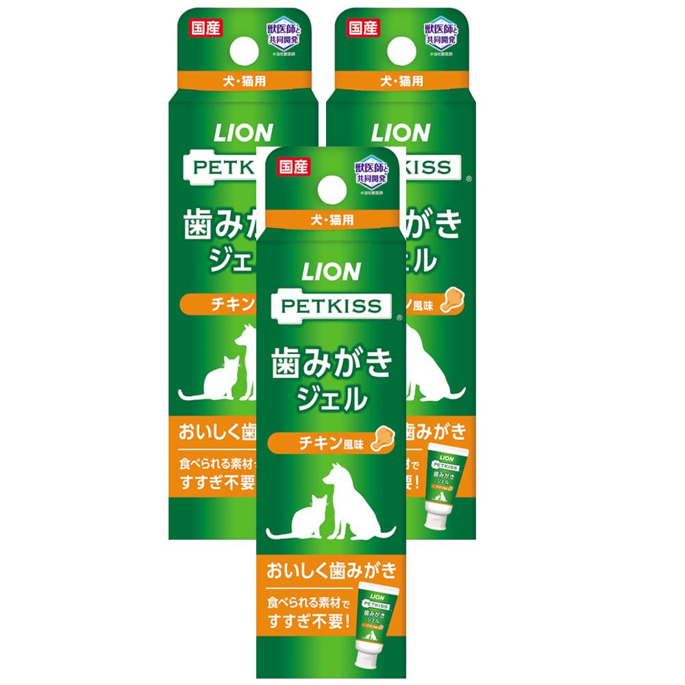 

Зубная паста Lion PETKISS гель со вкусом курицы 3 упаковки для собак LIONPET
