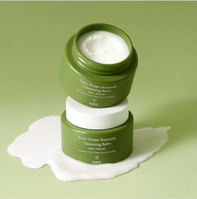 Purito From Green Avocado Cleansing Balm 100ml – Nourishing Makeup Remover with Avocado Oil